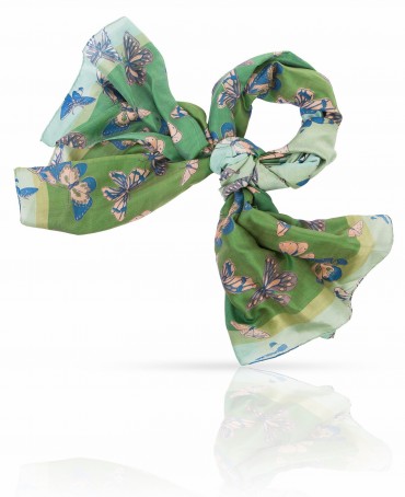 Палантин Женский SN-BUTTFL.2/TURQU